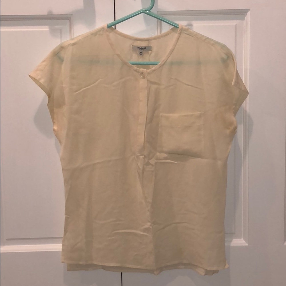 Cream Madewell Blouse